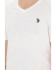 U.S. Polo Assn. Erkek Beyaz Basic Tişört Beyaz