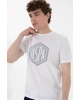 U.S. Polo Assn. Bisiklet Yaka Mavi Erkek T-Shirt GASTON