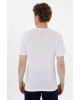 U.S. Polo Assn. Bisiklet Yaka Mavi Erkek T-Shirt GASTON