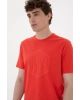 U.S. Polo Assn. Bisiklet Yaka Mavi Erkek T-Shirt GASTON