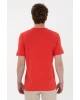 U.S. Polo Assn. Bisiklet Yaka Mavi Erkek T-Shirt GASTON