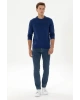 U.S.POLO Erkek Regular Fit Bisiklet Yaka İndigo Basic Sweatshirt