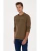 U.S. Polo Assn. Haki Erkek Klasik Regular Fit Sweatshirt