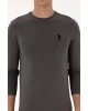 U.S. Polo Assn. Erkek Uzun Kollu Basic Sweatshirt Rahat Günlük Stil Kombin Uyumlu