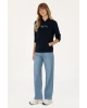 u.s.polo Kadın Lacivert Kapüşonlu Basic Sweatshirt