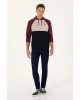 U.S.POLO Erkek Regular Fit Kapüşonlu Bordo Sweatshirt