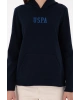 U.S. Polo Assn. Kadın Lacivert Basic Kapüşonlu Sweatshirt