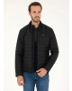 U.S. Polo Assn. Siyah Erkek Mont