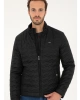 U.S. Polo Assn. Siyah Erkek Mont