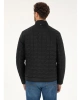 U.S. Polo Assn. Siyah Erkek Mont