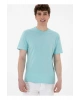 U.S. Polo Assn. Bisiklet Yaka Mavi Erkek T-Shirt GASTON