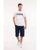U.S. Polo Assn. Lacivert Erkek Sweat Şort DUSTY