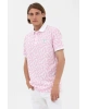 U.s Polo Assn. Polo Yaka Manolya Desenli Regular Fit T-shirt