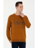 U.S. Polo Assn. U.s. Polo Assn. Erkek Kiremit Bisiklet Yaka Sweatshirt