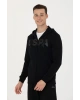 U.S. POLO ERKEK KAPİŞONLU SPOR SWEATSHIRT G081SZ082.000.1639014 GAREN 046 SİYAH 2XL