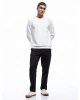 Uzun Kollu Bisiklet Yaka Basic Sweatshirt