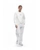 Uzun Kollu Bisiklet Yaka Dokulu İşlemeli Sweatshirt