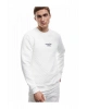 Uzun Kollu Bisiklet Yaka Dokulu İşlemeli Sweatshirt