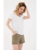 V Yaka T-shirt Beyaz / White
