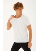 V Yaka T-shirt Beyaz / White