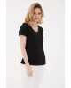 V Yaka T-shirt Siyah / Black