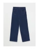 Wideleg Kız Çocuk Jean Pantolon