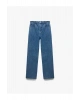 X Sima Tarkan - Pamuklu Düz Uzun Paça Normal Bel Jean Pantolon - Straight Fit Jean 5SAL4020