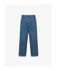 X Sima Tarkan - Pamuklu Düz Uzun Paça Normal Bel Jean Pantolon - Straight Fit Jean 5SAL4020
