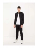 XSIDE ACTIVE Siyah Slim Fit Kapüşonlu Erkek Spor Hırka