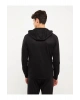 XSIDE ACTIVE Siyah Slim Fit Kapüşonlu Erkek Spor Hırka