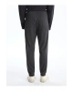 XSIDE Antrasit Standart Kalıp Gabardin Erkek Jogger Pantolon