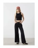 XSIDE Bisiklet Yaka Dokulu Kadın Crop