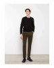 XSIDE Haki Standart Kalıp Gabardin Erkek Kargo Pantolon