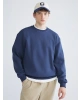 XSIDE İndigo Bisiklet Yaka Erkek Sweatshirt
