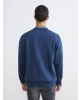 XSIDE İndigo Bisiklet Yaka Erkek Sweatshirt