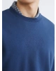 XSIDE İndigo Bisiklet Yaka Erkek Sweatshirt