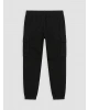XSIDE Siyah Regular Fit Gabardin Erkek Kargo Pantolon