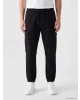 XSIDE Siyah Regular Fit Gabardin Erkek Kargo Pantolon