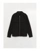 XSIDE Siyah Regular Fit Uzun Kollu Gabardin Erkek Gömlek Ceket