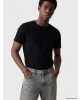 XSIDE Siyah Slim Fit Esnek Basic Erkek Tişört 3lü