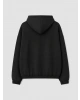 XSIDE Siyah Soft Touch Kadın Fermuarlı Sweatshirt