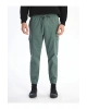 XSIDE Yeşil Standart Kalıp Gabardin Erkek Jogger Pantolon