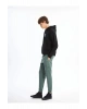XSIDE Yeşil Standart Kalıp Gabardin Erkek Jogger Pantolon
