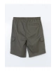 Yeni Sezon Standart Kalip Gabardin Erkek Kargo Sort - S55665Z8