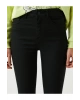 Yüksek Bel Cepli Kot Pantolon - Skinny Jean