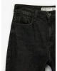 Yüksek Bel Dar Kalıp Düz Paça Pamuklu Jean Pantolon - Slim Straight Fit Jean
