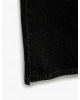 Yüksek Bel Dar Kalıp Düz Paça Pamuklu Jean Pantolon - Slim Straight Fit Jean
