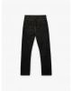 Yüksek Bel Dar Kalıp Düz Paça Pamuklu Jean Pantolon - Slim Straight Fit Jean