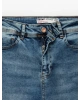 Yüksek Bel Düğmeli Cepli Dar Paça Skinny Jean Pantolon - Skinny Jeans