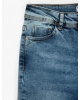Yüksek Bel Düğmeli Cepli Dar Paça Skinny Jean Pantolon - Skinny Jeans